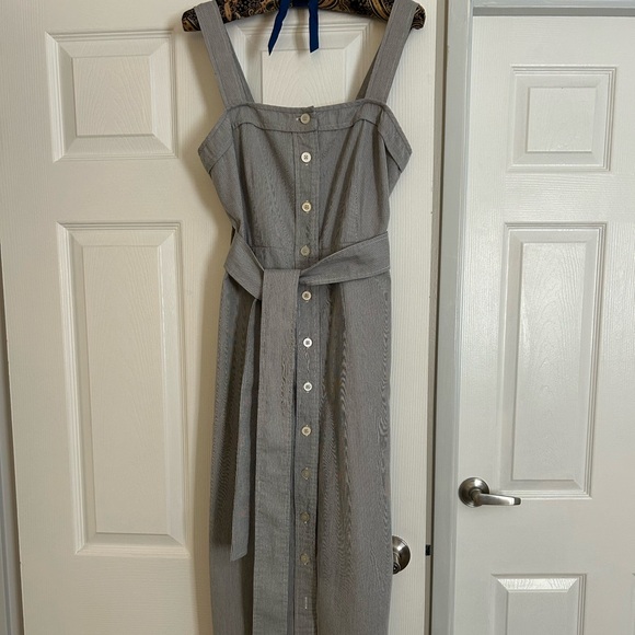 Everlane Cotton Weave Picnic Dress - size 6 - Picture 2 of 15